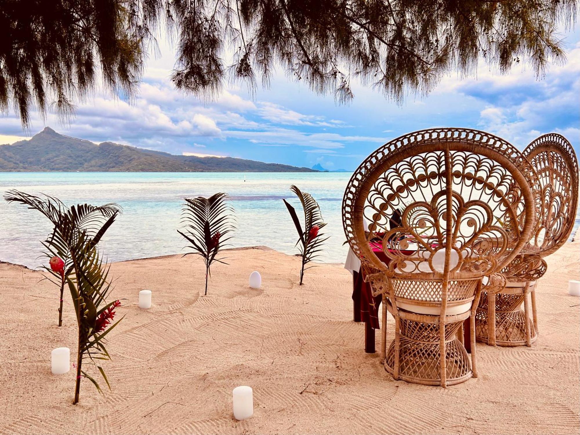 Hotel Eden Private Island Tahaa Patio  Zewnętrze zdjęcie