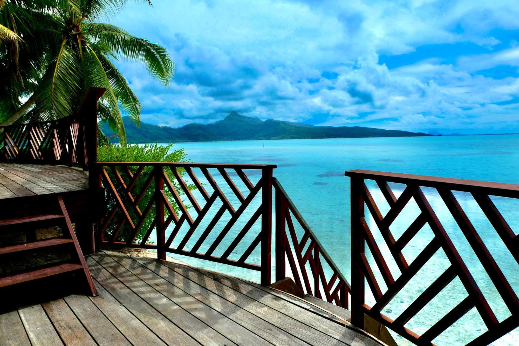 Hotel Eden Private Island Tahaa Patio  Zewnętrze zdjęcie