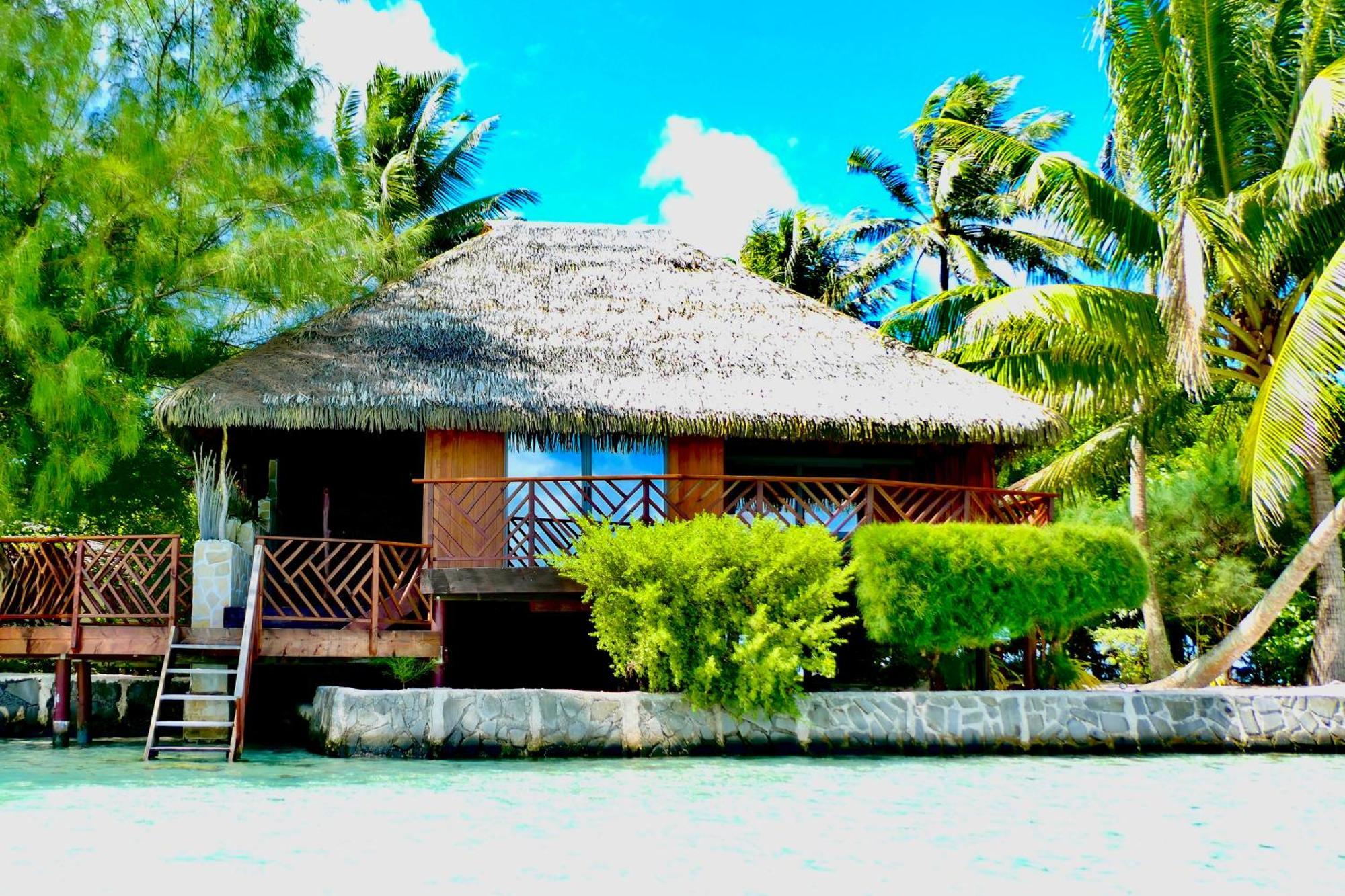 Hotel Eden Private Island Tahaa Patio  Zewnętrze zdjęcie