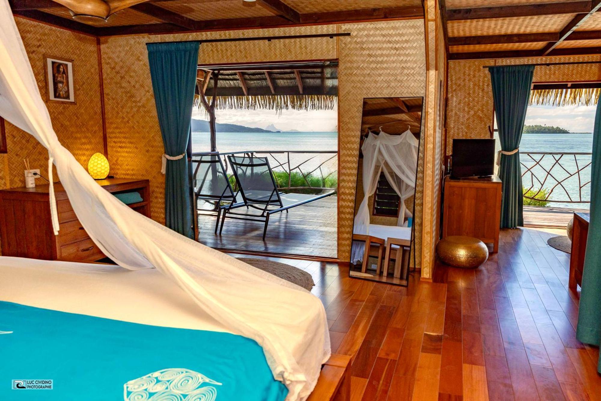 Hotel Eden Private Island Tahaa Patio  Zewnętrze zdjęcie