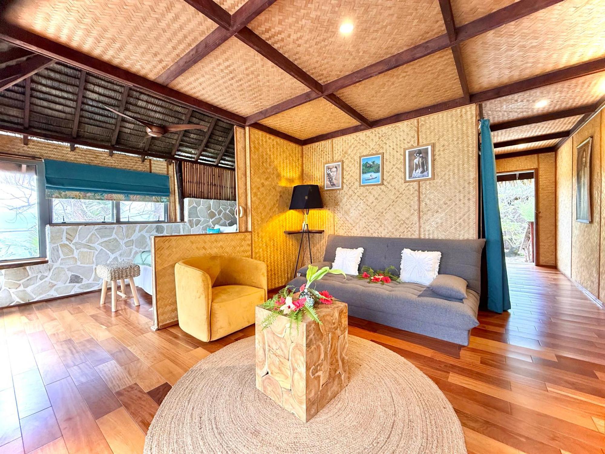 Hotel Eden Private Island Tahaa Patio  Zewnętrze zdjęcie
